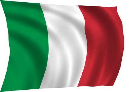 bandiera italiana stilizzata png